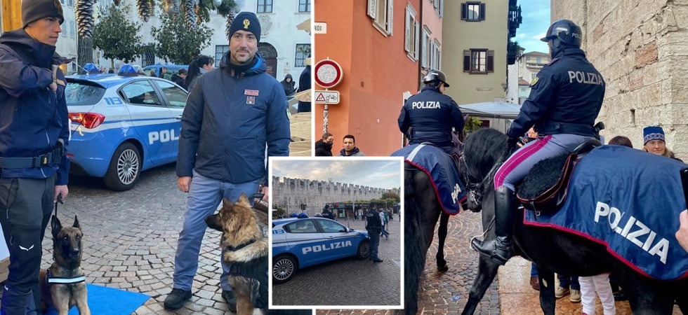 Droga nei parchi ma anche furti e minacce, in 30 giorni decine di interventi della polizia a Trento: cinque persone arrestate